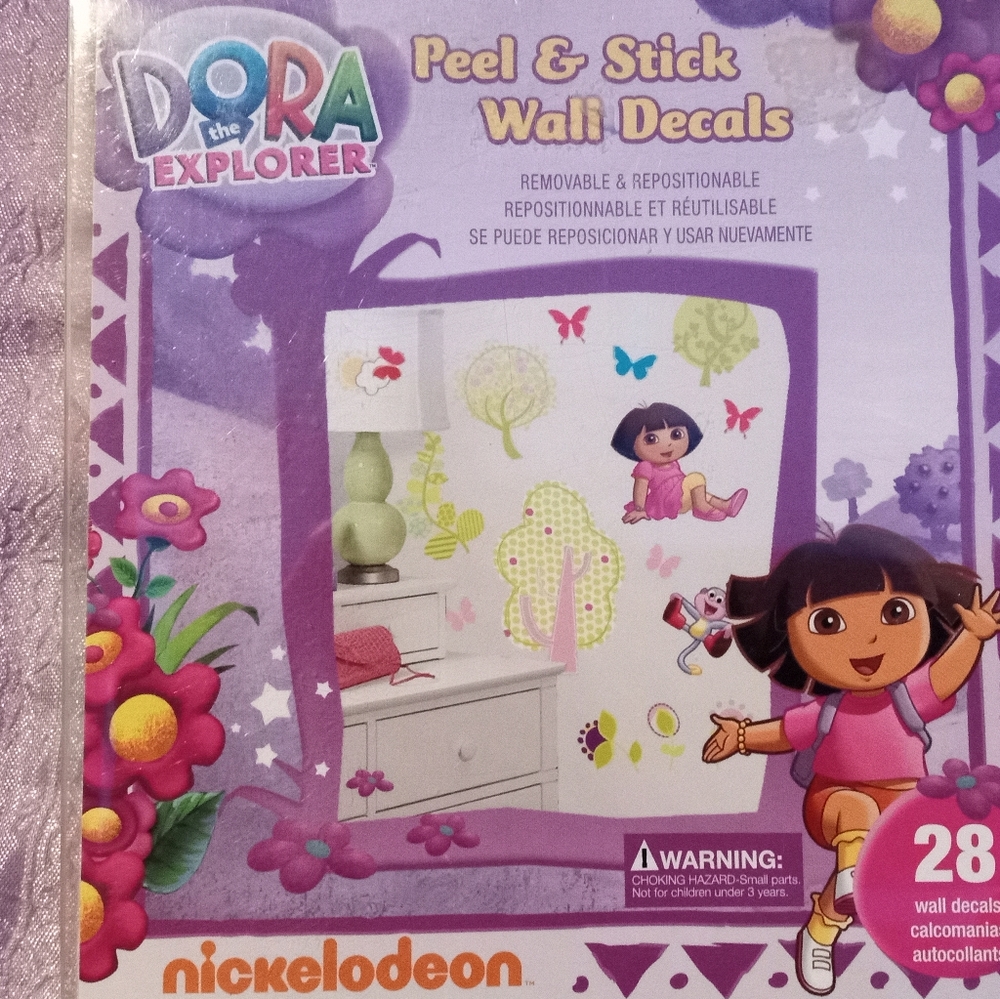 📌 SOLD Dora The Explorer Wall Decals/Kid Decor/Bedroom/Playroom/Wall Art